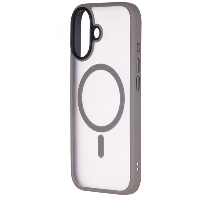 Чехол iP 17 Crust Magsafe, Grey