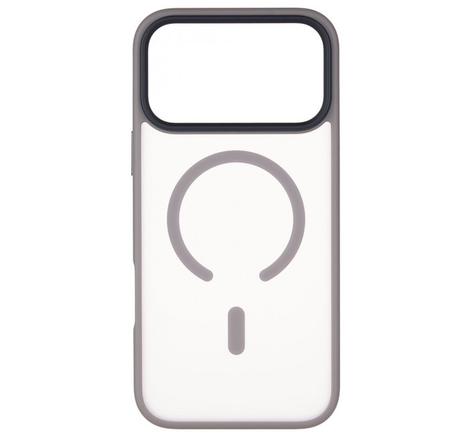Чехол iP 17 Pro  Crust Magsafe, Grey