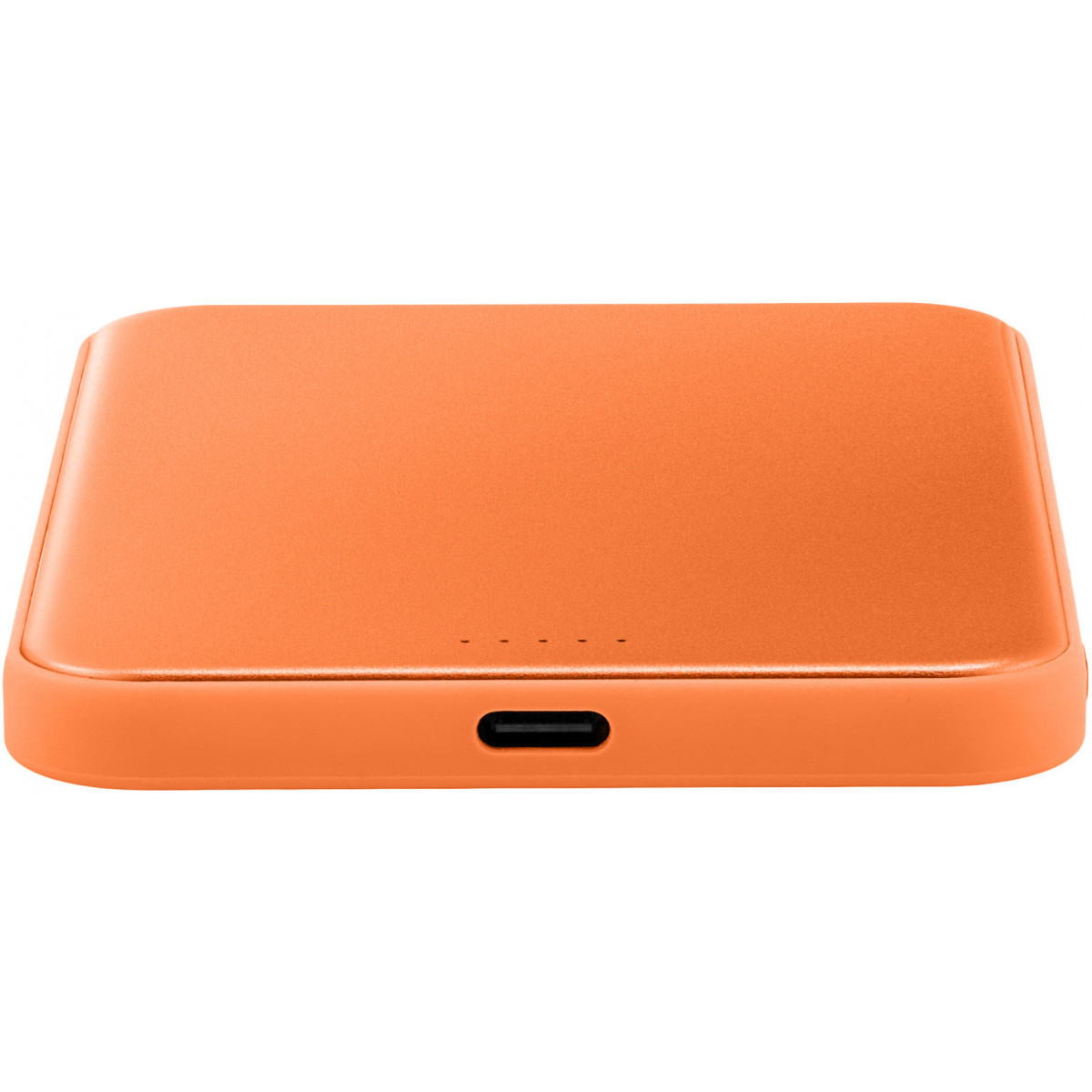 Внешний аккумулятор uBear Strike 5000mAh, Qi2.2, оранжевый