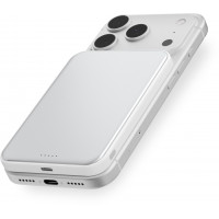 Внешний аккумулятор uBear Strike 5000mAh, Qi2.2, белый Внешний аккумулятор uBear Strike 5000mAh, Qi2.2, белый