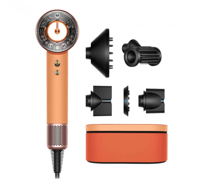Фен Dyson Supersonic Nural HD16 Straight+Wavy Apricot Topaz (футляр)