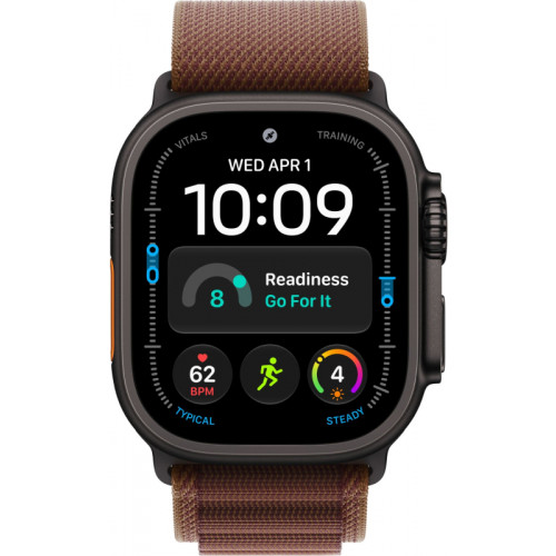 Умные часы Apple Watch Ultra 4 GPS+Cellular, 49 мм, Black Titanium Burgundy Alpine Loop M