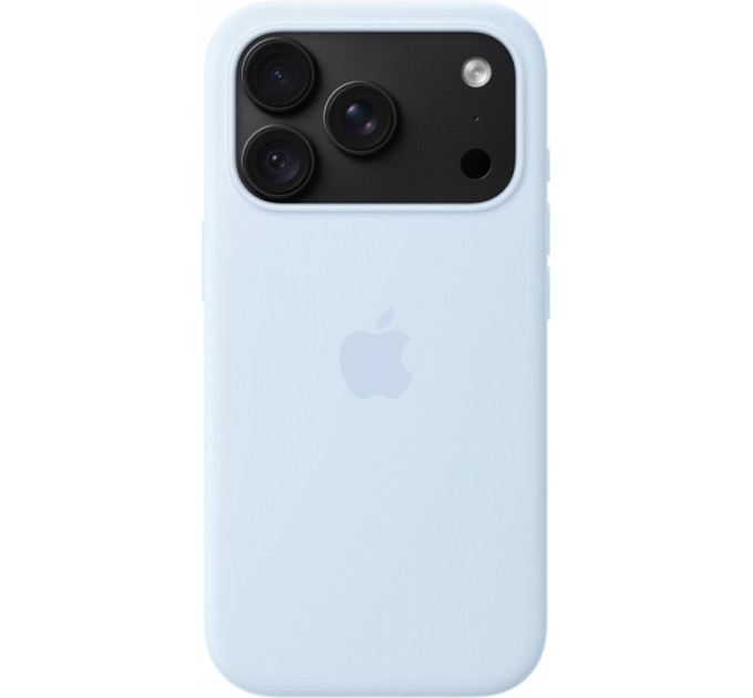 Чехол Apple для iPhone 18 Pro Max Silicone MagSafe, небесно-голубой