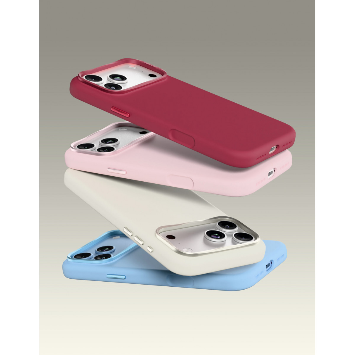 Чехол защитный VLP Aster Pro Case с MagSafe для iPhone 18 Pro, белый