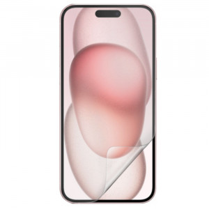 Гидрогелевая пленка для iPhone 15  глянцевая (установка бесплатно)