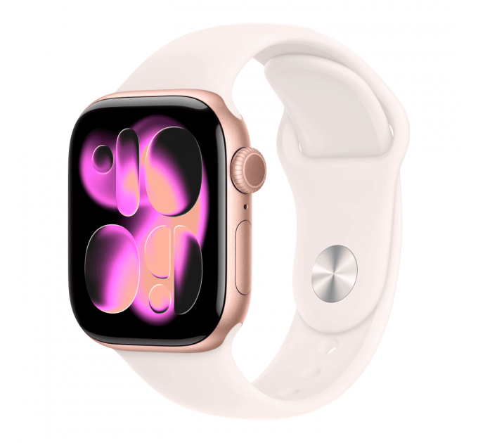 Умные часы Apple Watch Series 11 42mm GPS Rose Gold Aluminum Case Light Blush Sport Band S/M