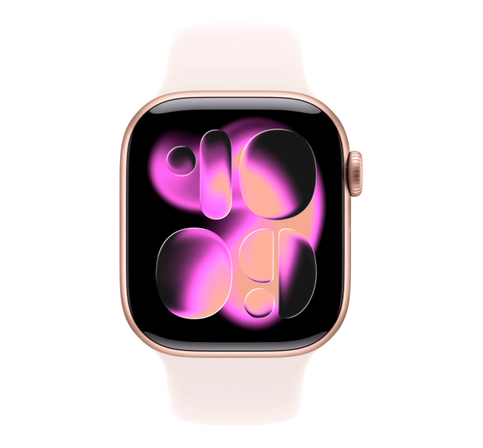 Умные часы Apple Watch Series 11 42mm GPS Rose Gold Aluminum Case Light Blush Sport Band S/M
