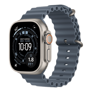 Умные часы Apple Watch Ultra 3 49mm GPS + Cellular Natural Titanium Case Anchor Blue Ocean Band One Size