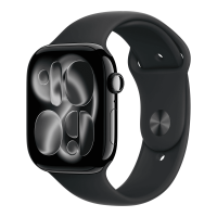 Умные часы Apple Watch Series 11 46mm GPS Jet Black Aluminum Case Black Sport Band S/M Умные часы Apple Watch Series 11 46mm GPS Jet Black Aluminum Case Black Sport Band S/M