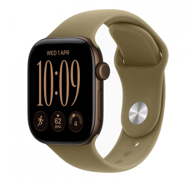 Умные часы Apple Watch Series 12 46mm GPS Dark Bronze Aluminum Case Olive Sport Band M/L