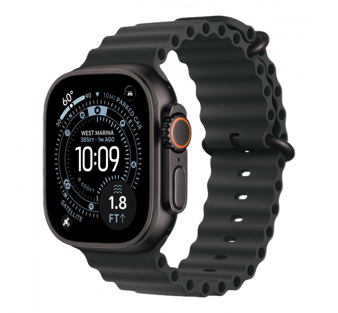 Умные часы Apple Watch Ultra 3 49mm GPS + Cellular Black Titanium Case Black Ocean Band One Size 