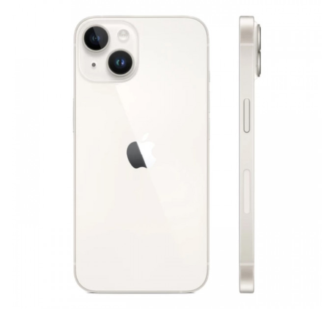 Смартфон Apple iPhone 14 256Gb Starlight (1 sim + eSIM)