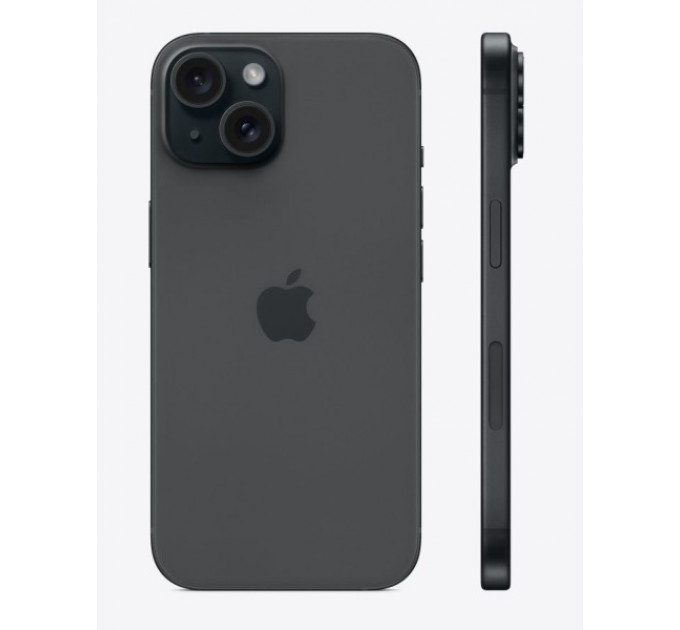 Смартфон Apple iPhone 15 256Gb Black (1 sim + eSIM)