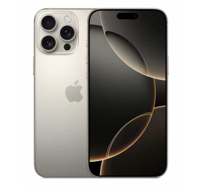 Смартфон Apple iPhone 16 Pro Max 256Gb Natural Titanium (1 sim + eSIM)