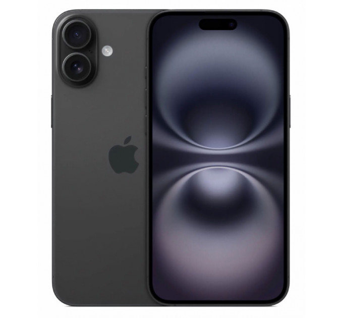 Смартфон Apple iPhone 16 128Gb Black (1 sim + eSIM)