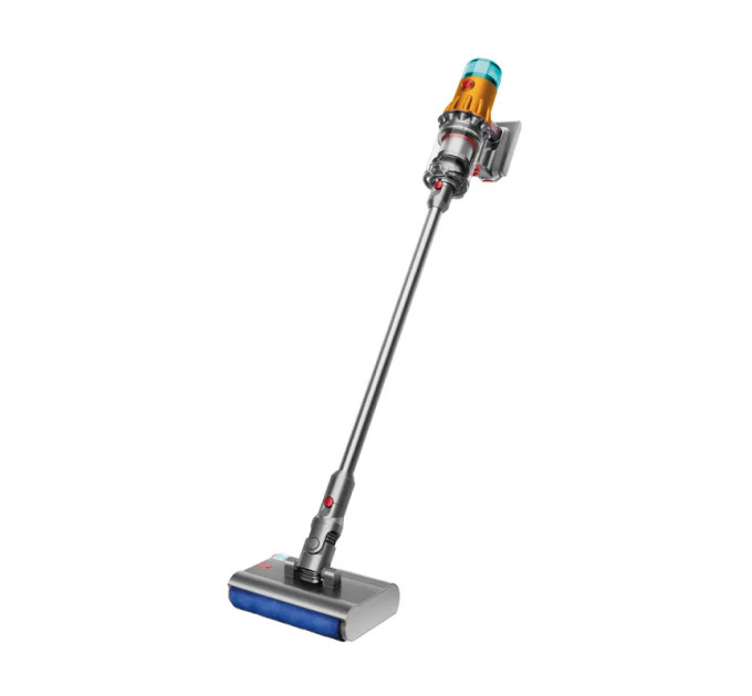 Беспроводной пылесос Dyson V12 Detect Slim Fluffy никель, синий (SV46)