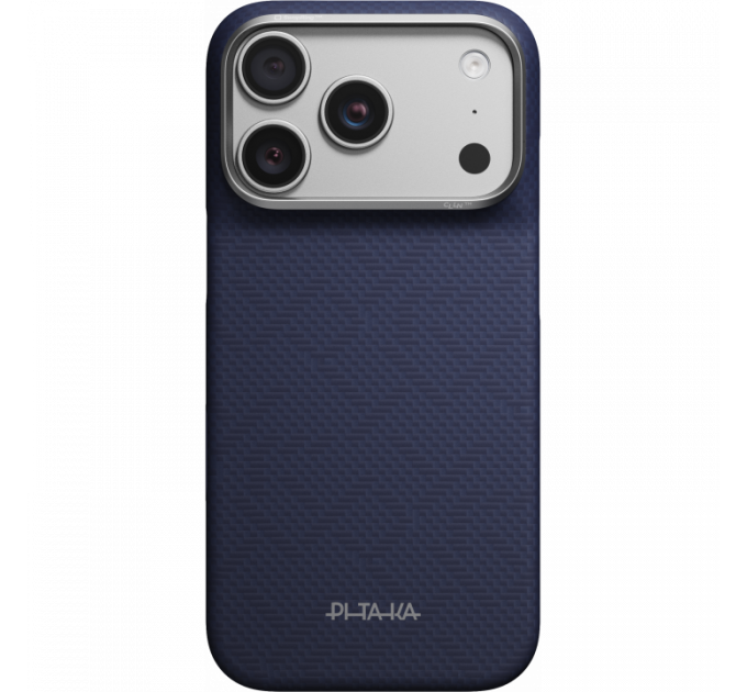 Ультра тонкий чехол PITAKA (PTK Weaving) для iPhone 18 Pro Max, (Sapphire Blue) Синий