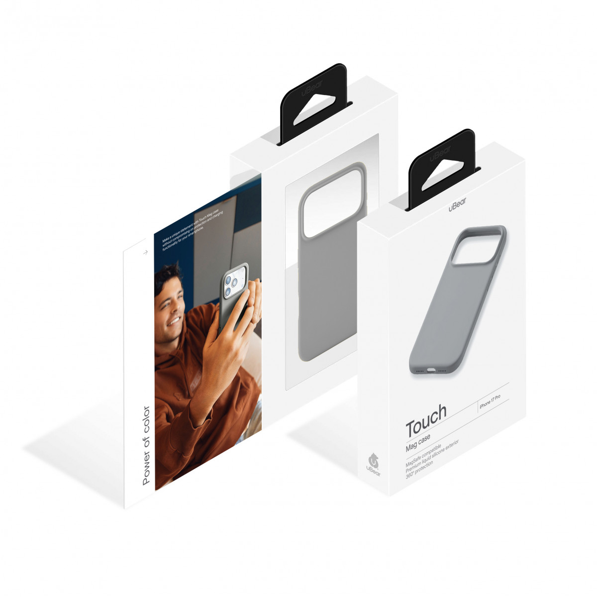 Чехол защитный uBear Touch Mag Case для iPhone 17 Pro , MagSafe силикон, софт-тач