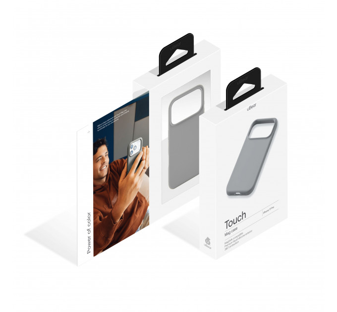 Чехол защитный uBear Touch Mag Case для iPhone 17 Pro , MagSafe силикон, софт-тач